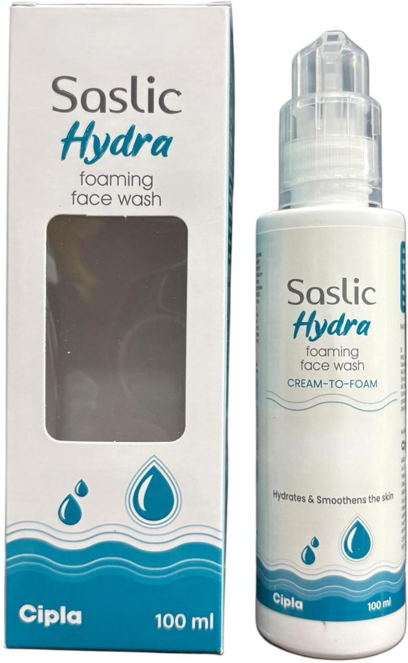 Saslic Hydra Foaming Face Wash (Cream-to-Foam) – Cipla