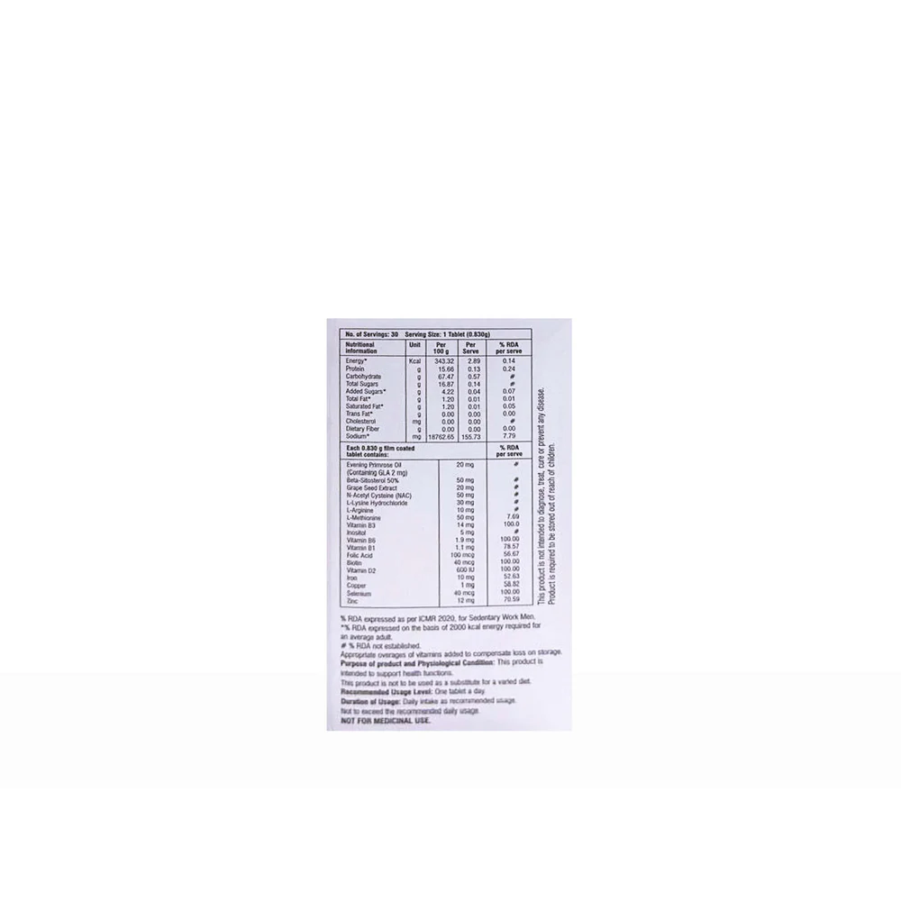 Cutihance Men Nutraceutical Tablet