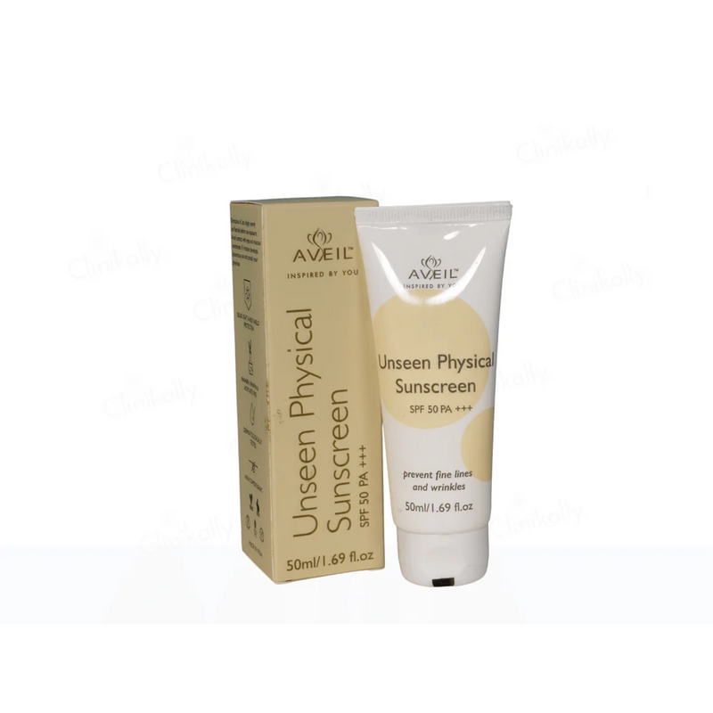 Aveil Unseen Physical Sunscreen SPF 50 PA+++