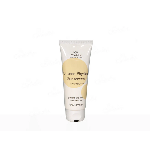 Aveil Unseen Physical Sunscreen SPF 50 PA+++