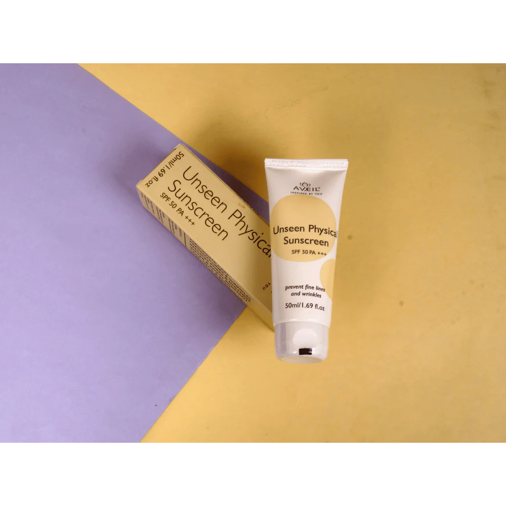 Aveil Unseen Physical Sunscreen SPF 50 PA+++
