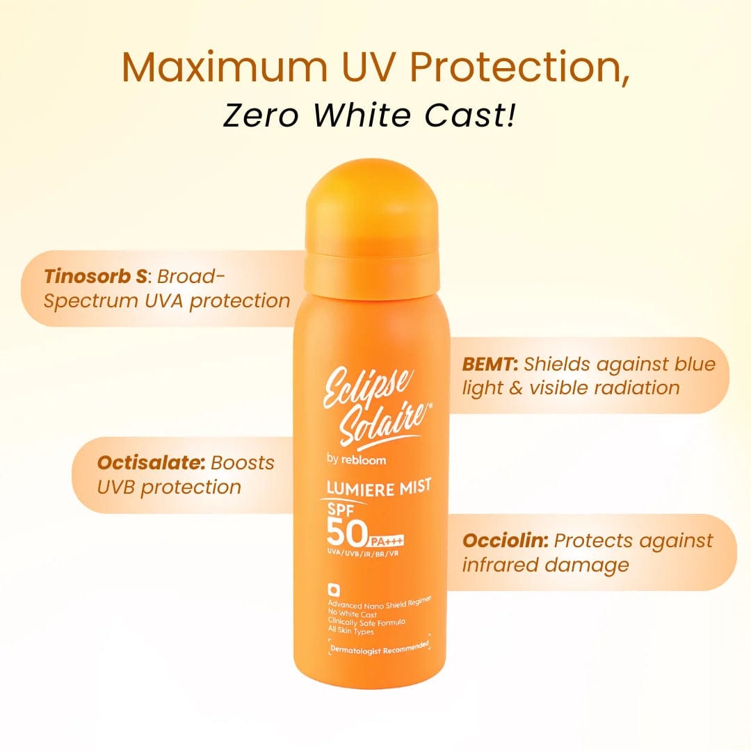 Yuderma Eclipse Solaire Lumiere Mist SPF 50