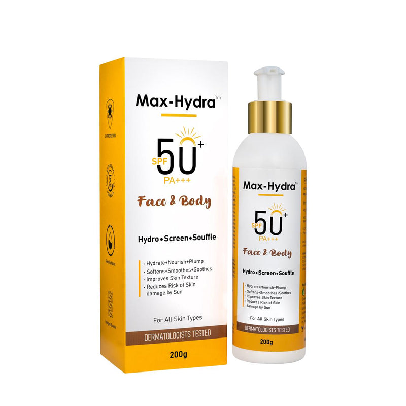 Max-Hydra™ SPF 50+ PA+++ Face & Body 200g