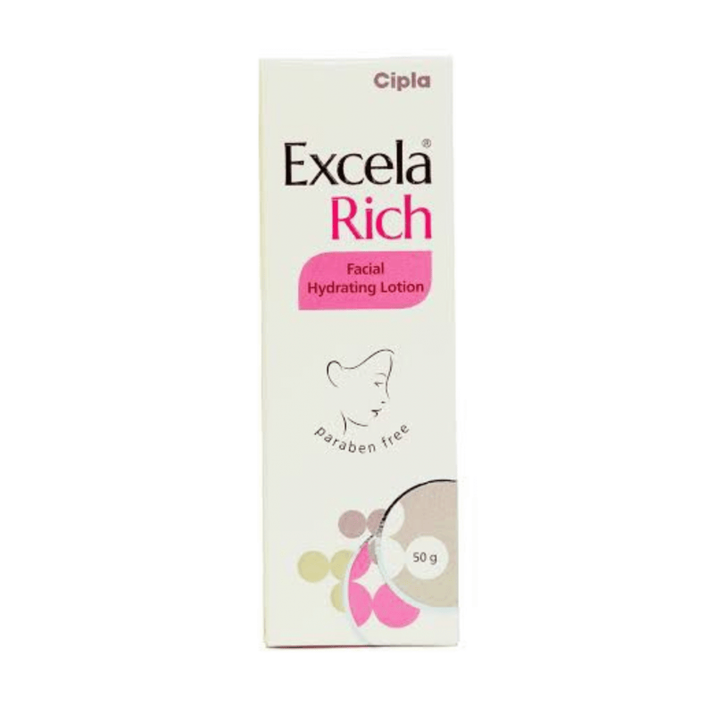 Excela Rich Facial Hydrating Lotion | Moisturizer for Dry Skin | 50G