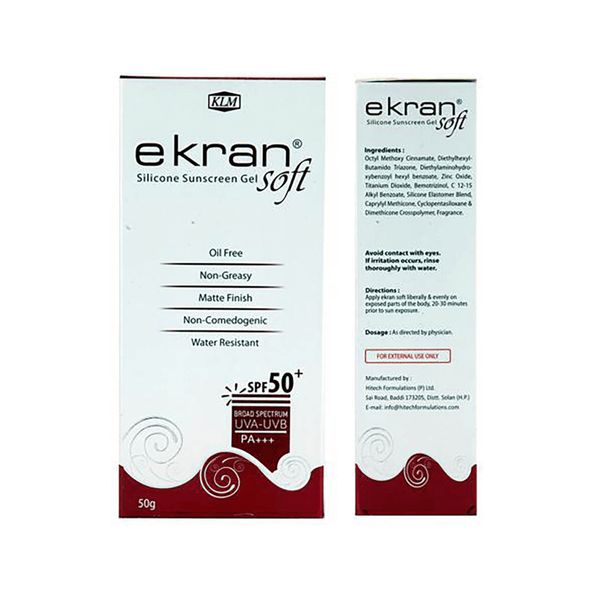 Ekran Soft Silicon Sunscreen Gel with SPF 50 | 50g