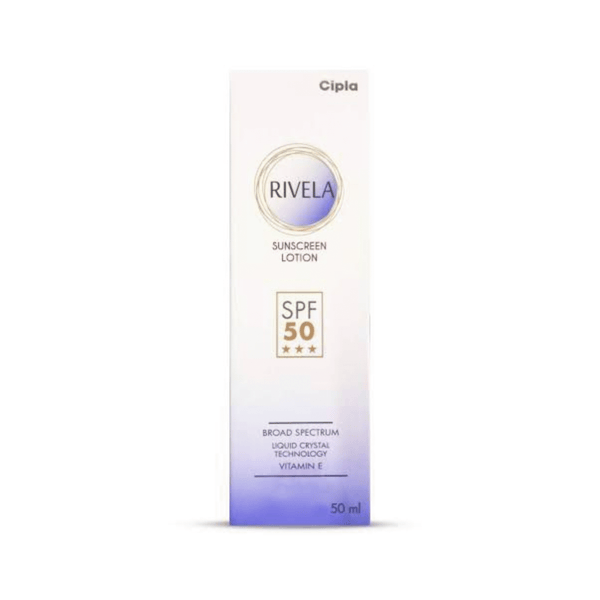 Rivela Sunscreen Lotion SPF 50 | 50ML | Body Sunscreen